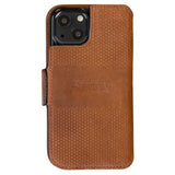 Krusell iPhone 13 Etui Leather PhoneWallet Cognac