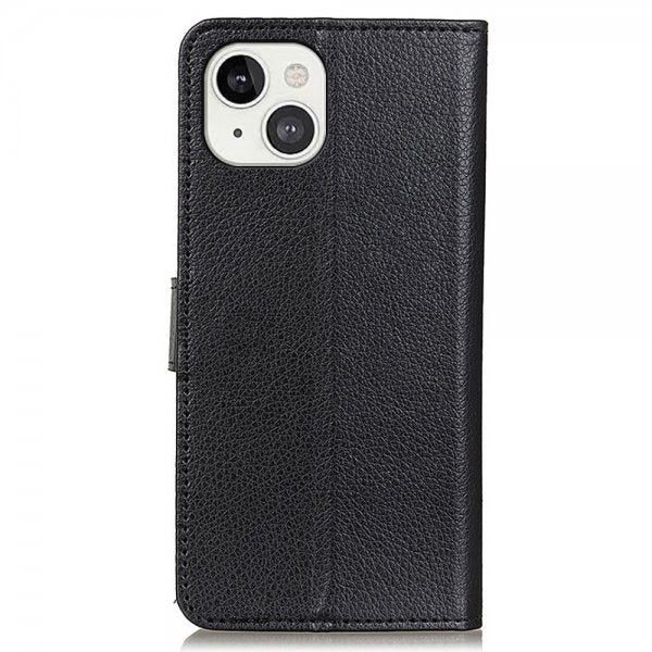 Nordic Covers iPhone 13 Etui Litchi Raven Black