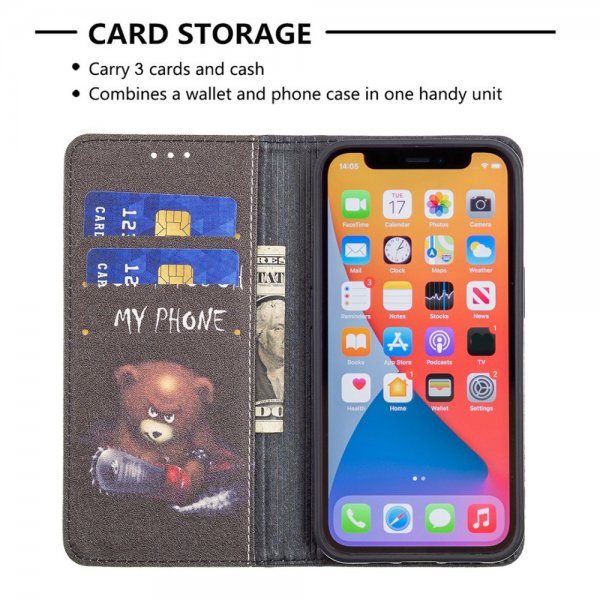 iPhone 13 Pro Etui Flip Motiv Don't Touch My Phone Motorsag