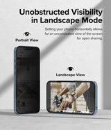 Ringke iPhone 13/iPhone 13 Pro/iPhone 14 Skjermbeskytter Privacy Glass