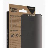 PanzerGlass iPhone 13/iPhone 13 Pro/iPhone 14 Skjermbeskytter Ultra-Wide Fit Privacy EasyAligner