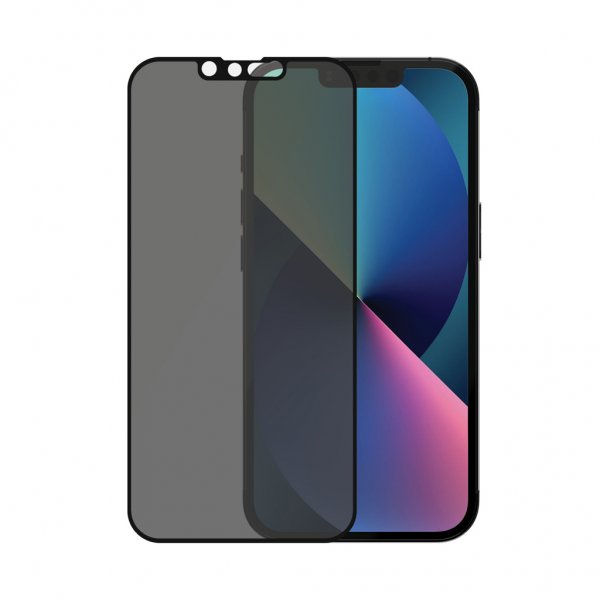PanzerGlass iPhone 13/iPhone 13 Pro Skjermbeskytter Edge-to-Edge Case Friendly Privacy