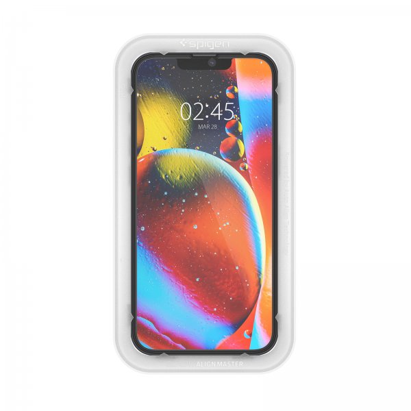 Spigen iPhone 13/iPhone 13 Pro/iPhone 14 Skjermbeskytter GLAS.tR ALIGNmaster 2-pack