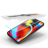 Spigen iPhone 13/13 Pro/14/16e/17e Skjermbeskytter GLAS.tR EZ Fit 2-pack