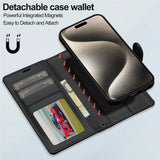 Nordic Covers iPhone 13/iPhone 14 Etui med avtakbart MagSafe-deksel Raven Black