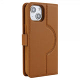 iPhone 13/iPhone 14 Etui Avtagbart Deksel MagSafe Brun