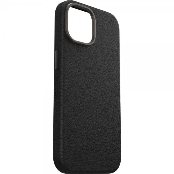 Otterbox iPhone 13/14/15 Deksel Symmetry Cactus Leather MagSafe Noir Ash