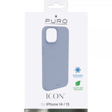 Puro iPhone 13/iPhone 14 Deksel Icon Blå