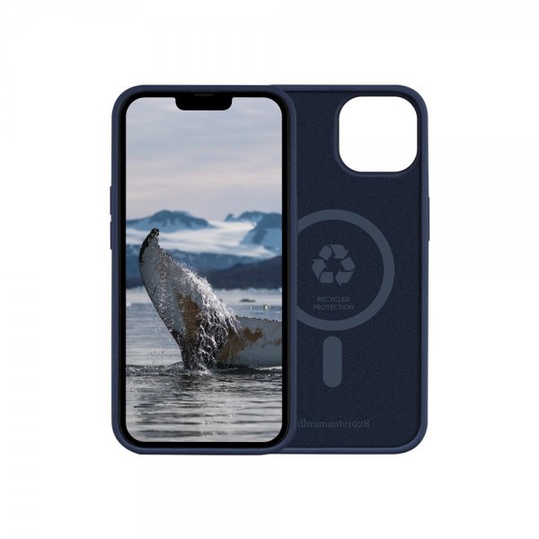 dbramante1928 iPhone 13/iPhone 14 Deksel Monaco MagSafe Pacific Blue