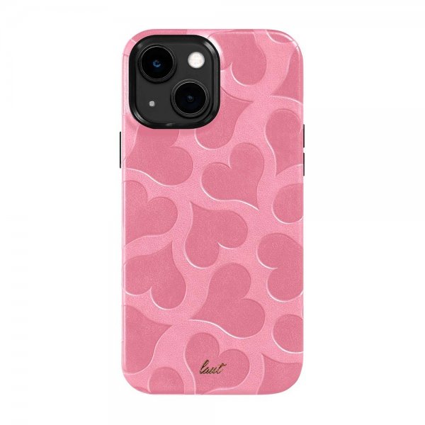 LAUT iPhone 13/iPhone 14 Deksel Motif MagSafe Pink Hearts