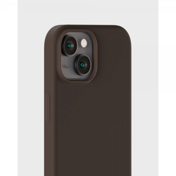 holdit iPhone 13/iPhone 14 Deksel Silikon Chocolate