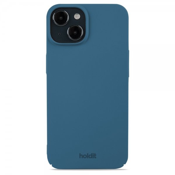 holdit iPhone 13/iPhone 14 Deksel Slim Case Denim Blue