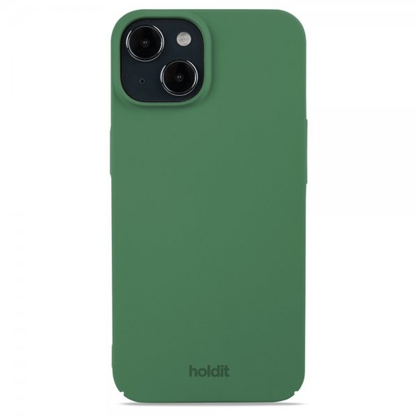 holdit iPhone 13/iPhone 14 Deksel Slim Case Forest Green