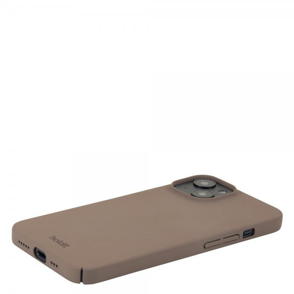 holdit iPhone 13/iPhone 14 Deksel Slim Case Mocha Brown