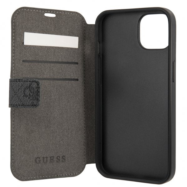 Guess iPhone 13 Mini Etui Printed Stripe Grå