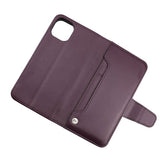 Rvelon iPhone 13 Mini Etui Utbrettbar Kortlomme Lilla