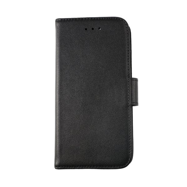 Rvelon iPhone 13 Mini Etui Ekte Skinn Svart