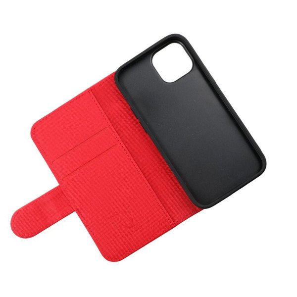 Rvelon iPhone 13 Mini Etui Detachable Wallet Case Rød