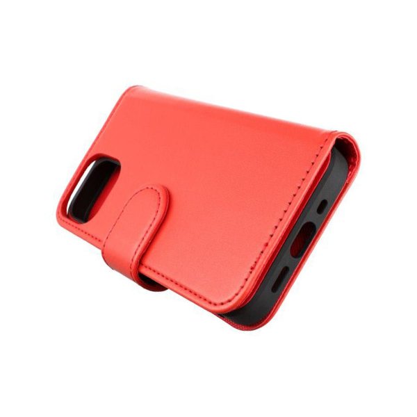 Rvelon iPhone 13 Mini Etui Detachable Wallet Case Rød