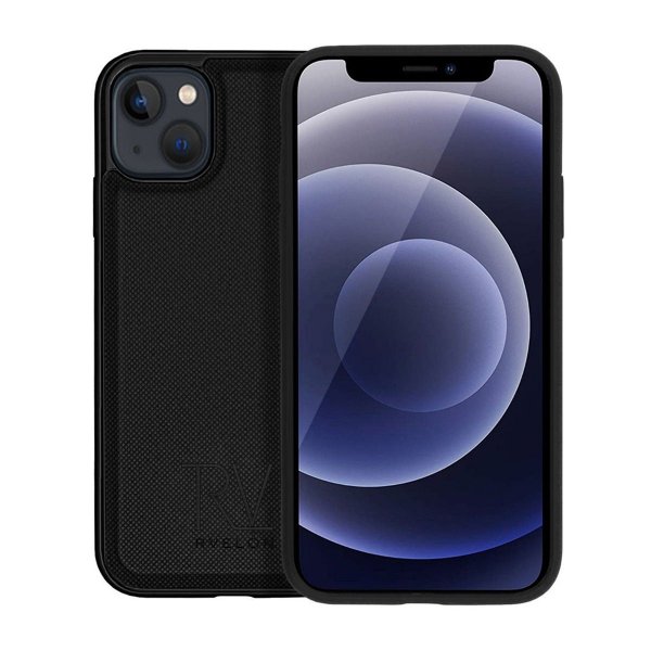 Rvelon iPhone 13 Mini Etui Detachable Wallet Case Svart
