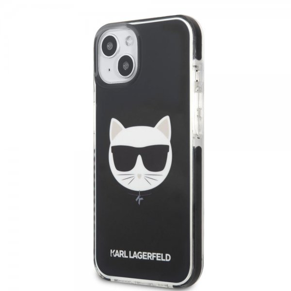 Karl Lagerfeld iPhone 13 Mini Deksel Choupette Svart