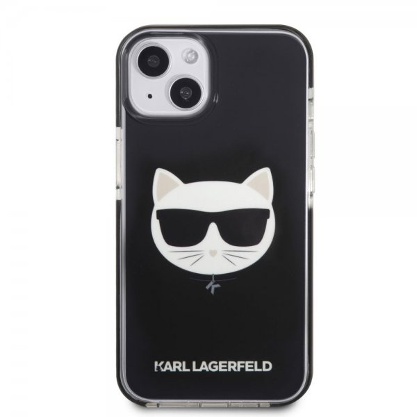Karl Lagerfeld iPhone 13 Mini Deksel Choupette Svart