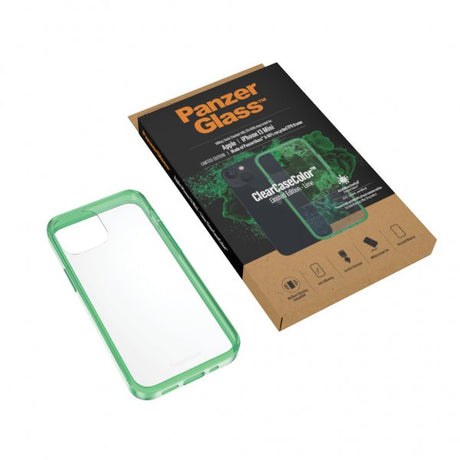 PanzerGlass iPhone 13 Mini Deksel ClearCase Color Lime