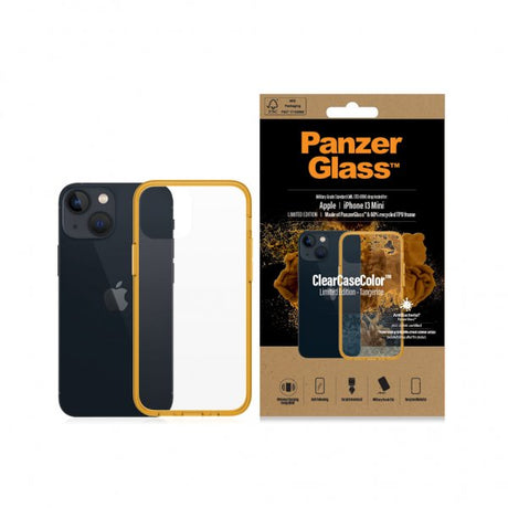 PanzerGlass iPhone 13 Mini Deksel ClearCase Color Tangerine