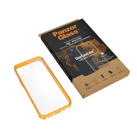 PanzerGlass iPhone 13 Mini Deksel ClearCase Color Tangerine