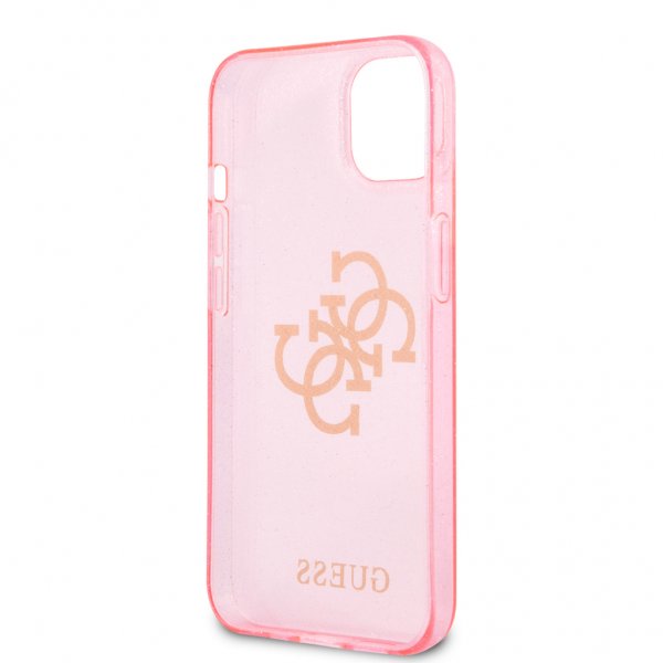 Guess iPhone 13 Mini Deksel Full Glitter Rosa