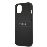 Guess iPhone 13 Mini Deksel Hot Stamp Metal Logo Svart