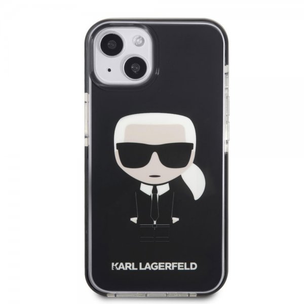 Karl Lagerfeld iPhone 13 Mini Deksel Iconic Full Body Svart
