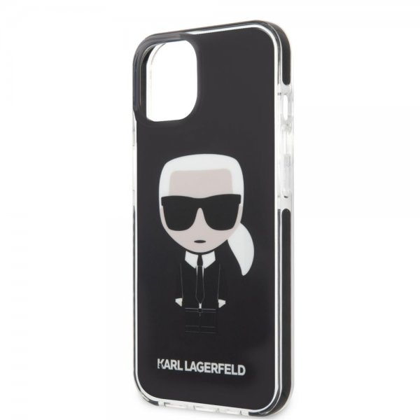 Karl Lagerfeld iPhone 13 Mini Deksel Iconic Full Body Svart