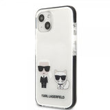 Karl Lagerfeld iPhone 13 Mini Deksel Karl & Choupette Hvit