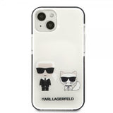 Karl Lagerfeld iPhone 13 Mini Deksel Karl & Choupette Hvit