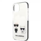 Karl Lagerfeld iPhone 13 Mini Deksel Karl & Choupette Hvit