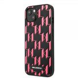 Karl Lagerfeld iPhone 13 Mini Deksel Monogram Pattern Rosa