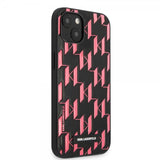 Karl Lagerfeld iPhone 13 Mini Deksel Monogram Pattern Rosa