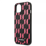 Karl Lagerfeld iPhone 13 Mini Deksel Monogram Pattern Rosa
