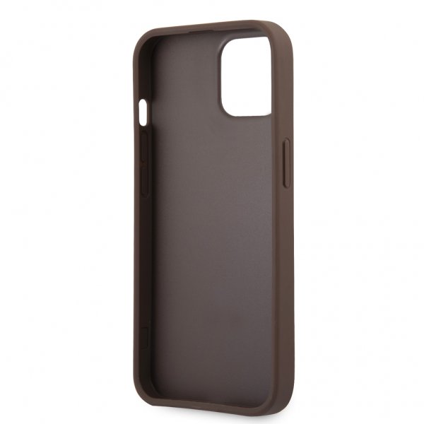 Guess iPhone 13 Mini Deksel Printed Stripe Brun