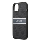 Guess iPhone 13 Mini Deksel Printed Stripe Grå