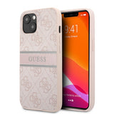 Guess iPhone 13 Mini Deksel Printed Stripe Rosa