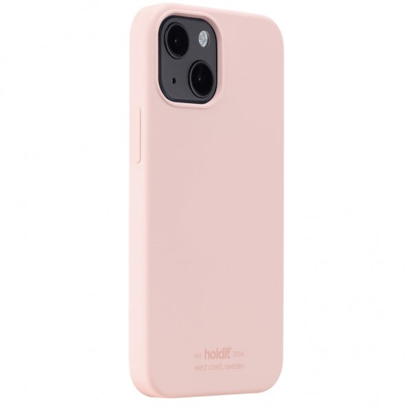 holdit iPhone 13 Mini Deksel Silikon Blush Pink