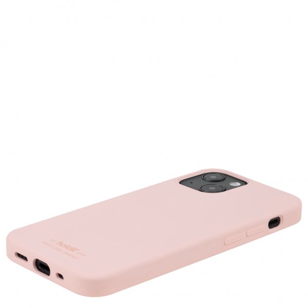 holdit iPhone 13 Mini Deksel Silikon Blush Pink