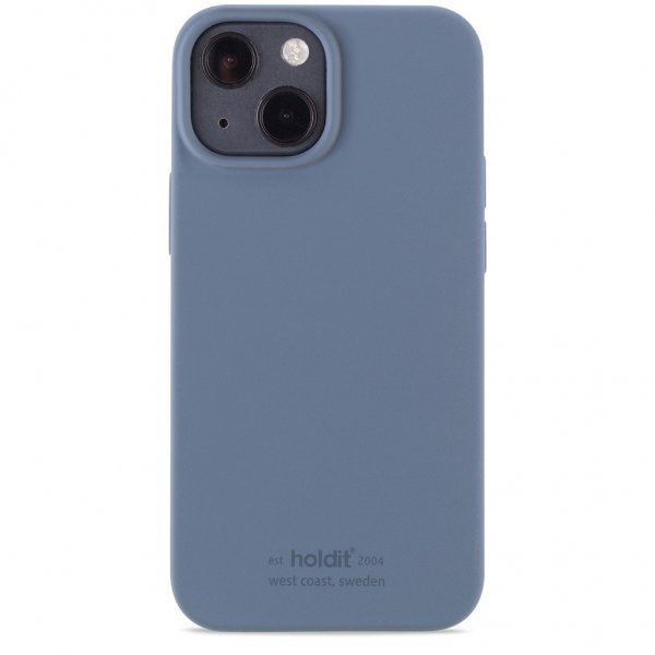 holdit iPhone 13 Mini Deksel Silikon Pacific Blue