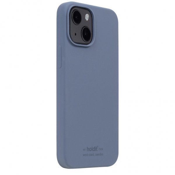 holdit iPhone 13 Mini Deksel Silikon Pacific Blue