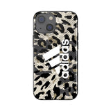 Adidas iPhone 13 Mini Deksel Snap Case Leopard Beige