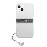 Guess iPhone 13 Mini Deksel Stripe Charm Grå