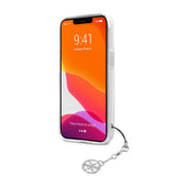 Guess iPhone 13 Mini Deksel Stripe Charm Grå