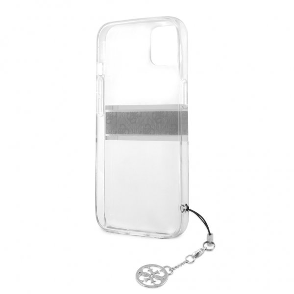 Guess iPhone 13 Mini Deksel Stripe Charm Grå